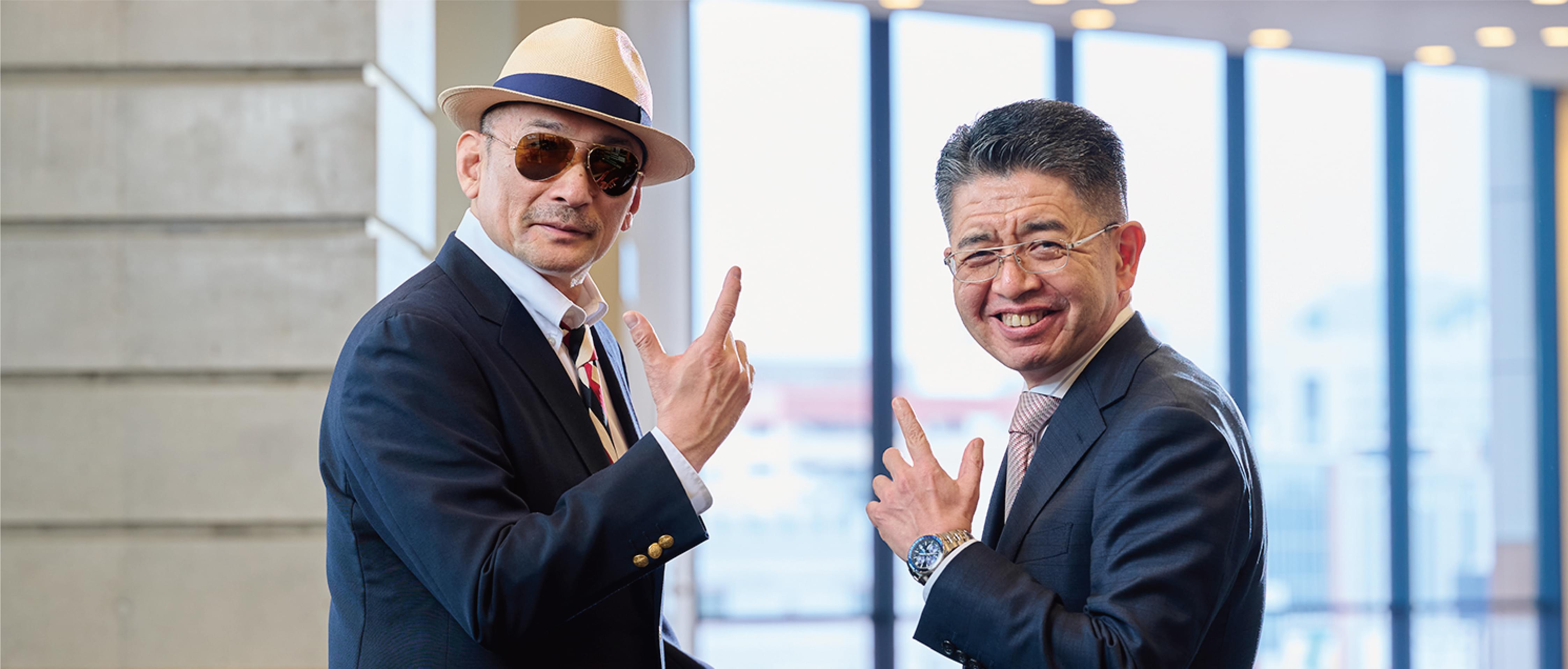 秋丸社長と横山さん
