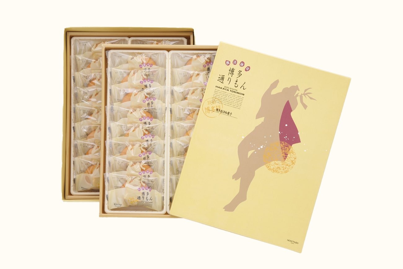 博多通りもん32個入り蓋付き・小 